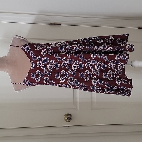 Let Them Eat Cake Size S Floral Spaghetti Strap Mini A-Line Dress - Picture 1 of 11